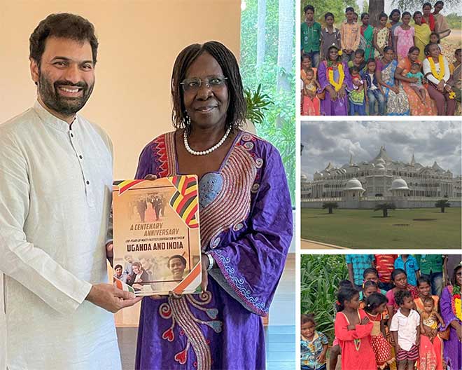 ウガンダ大使 エーカム訪問